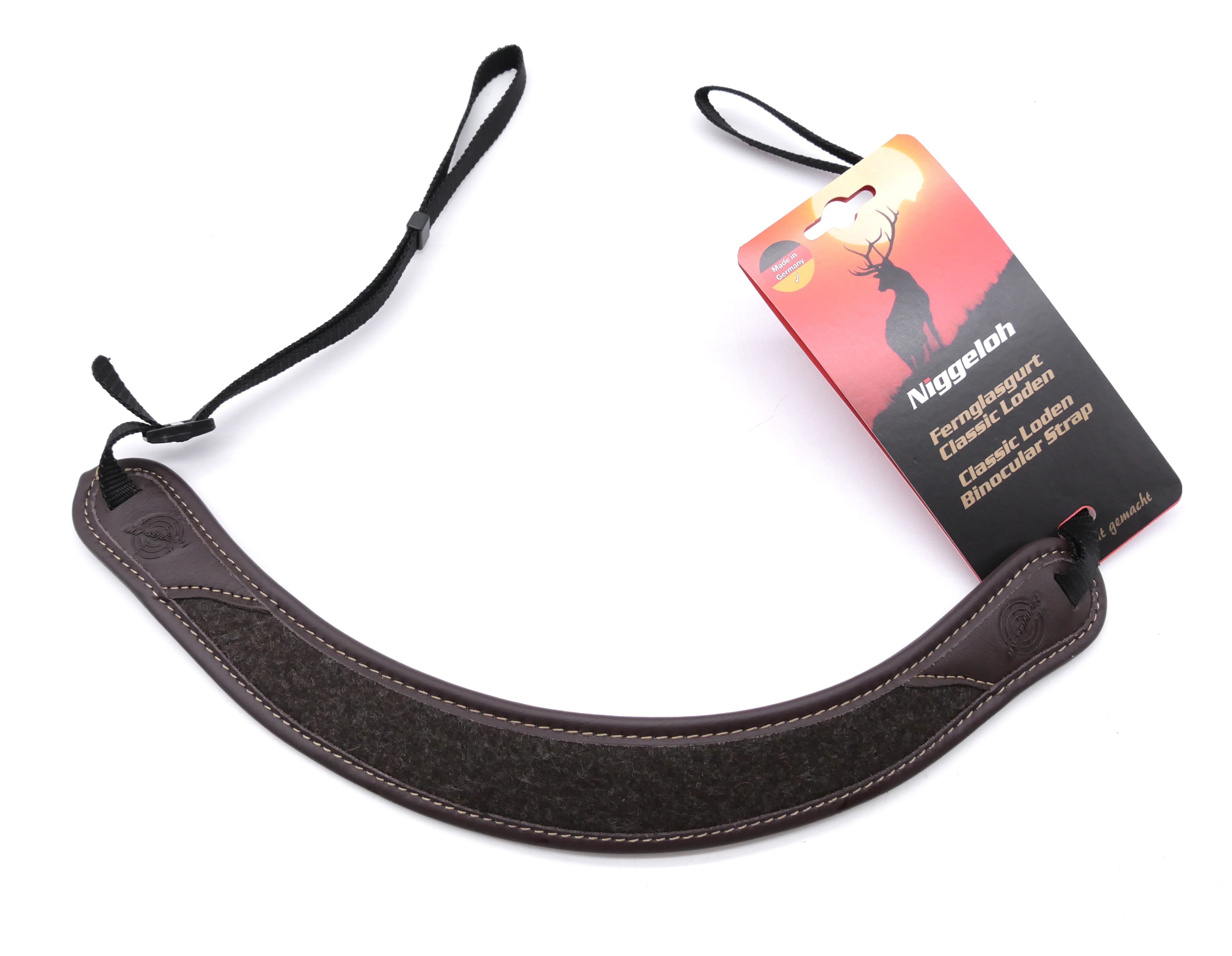 Niggeloh 141100002 Classic Loden Leder Fernglasgurt Riemen Fernglas-KW Niggeloh 141100002 Classic Loden Leder Fernglasgurt Riemen Fernglas-KW